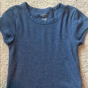 American Eagle Outfitters Blue Short Sleeve Tee